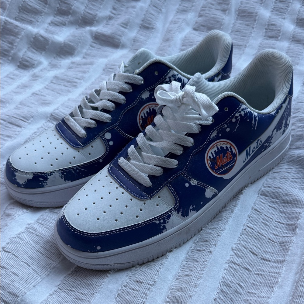 Men's Blue and White Sneakers